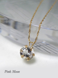 ◆ K14　大粒ハーキマーダイヤモンドのシンプルペンダントトップ (2)